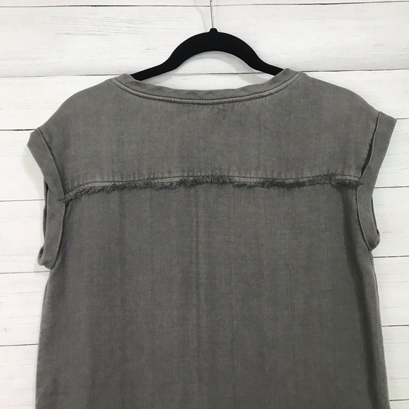 Anthropologie Cloth & Stone grayed tunic dress - Picture 8 of 8